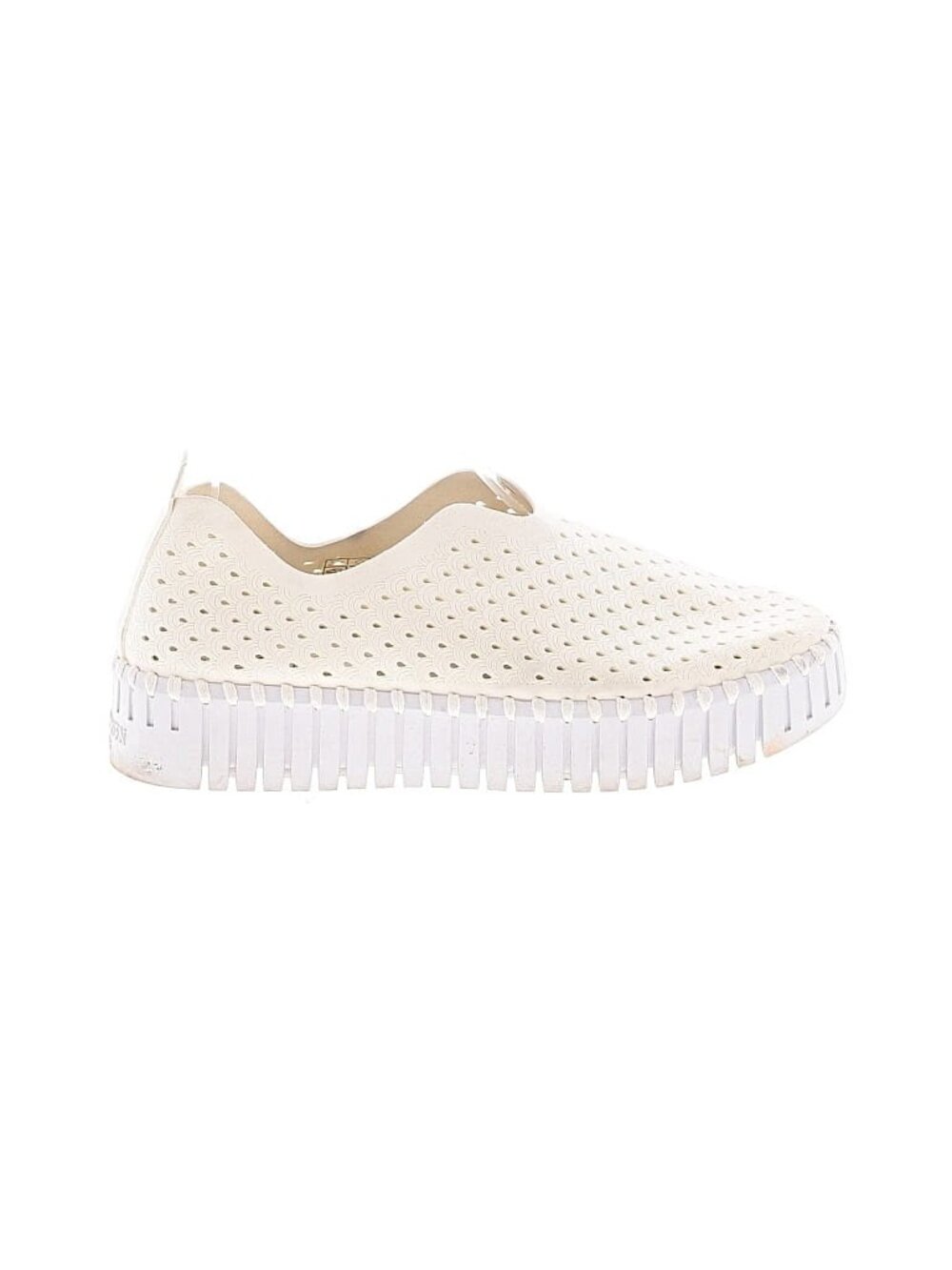 Ilse Jacobsen Tulip Slip On Sneaker Size EU 37 Cream Platform Chunky Perforated